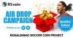 Airdrop от Роналдиньо на 10$