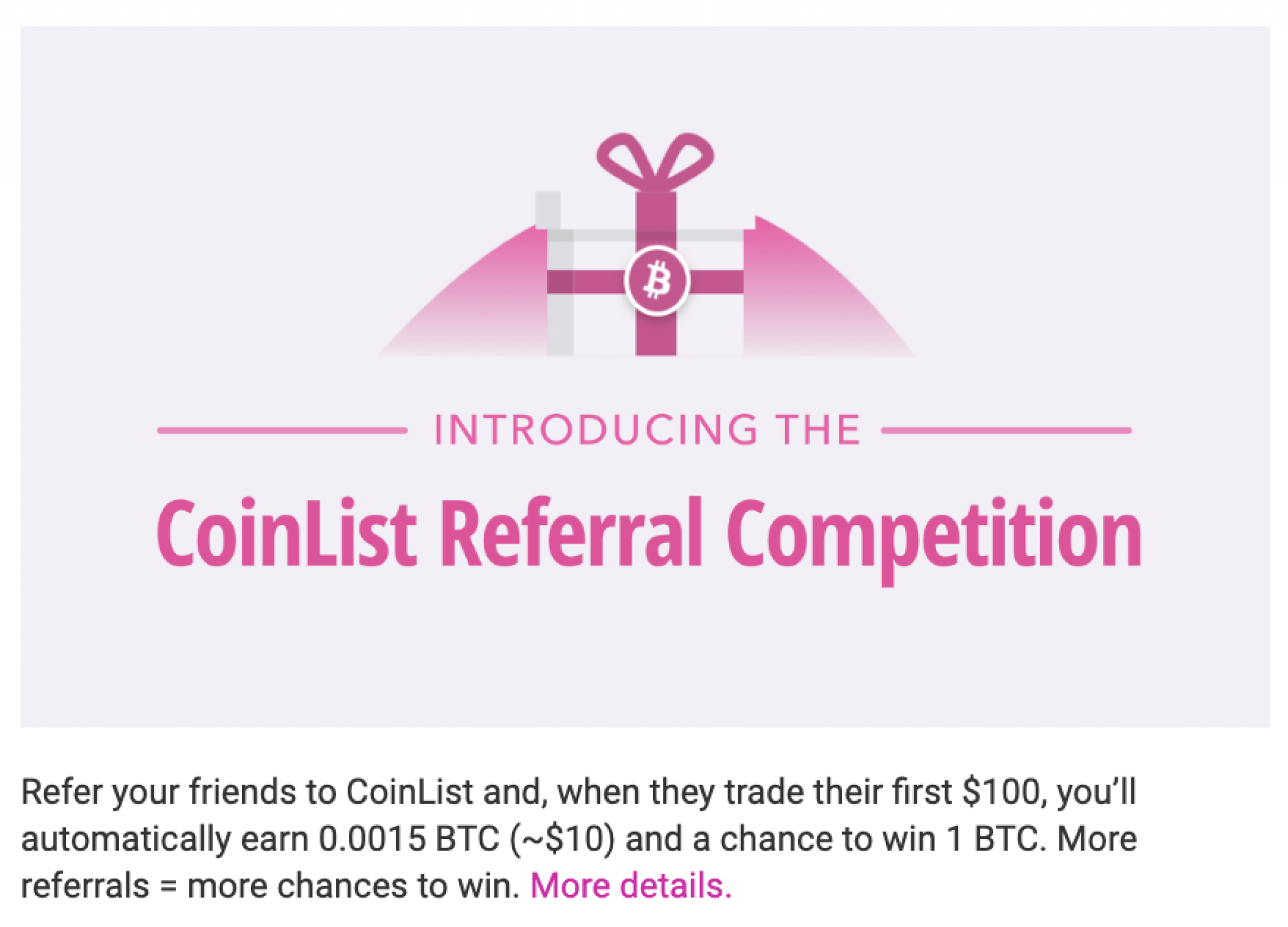 Бонус 10$ от Coinlist за торги на $100 и KYC - Криптолов